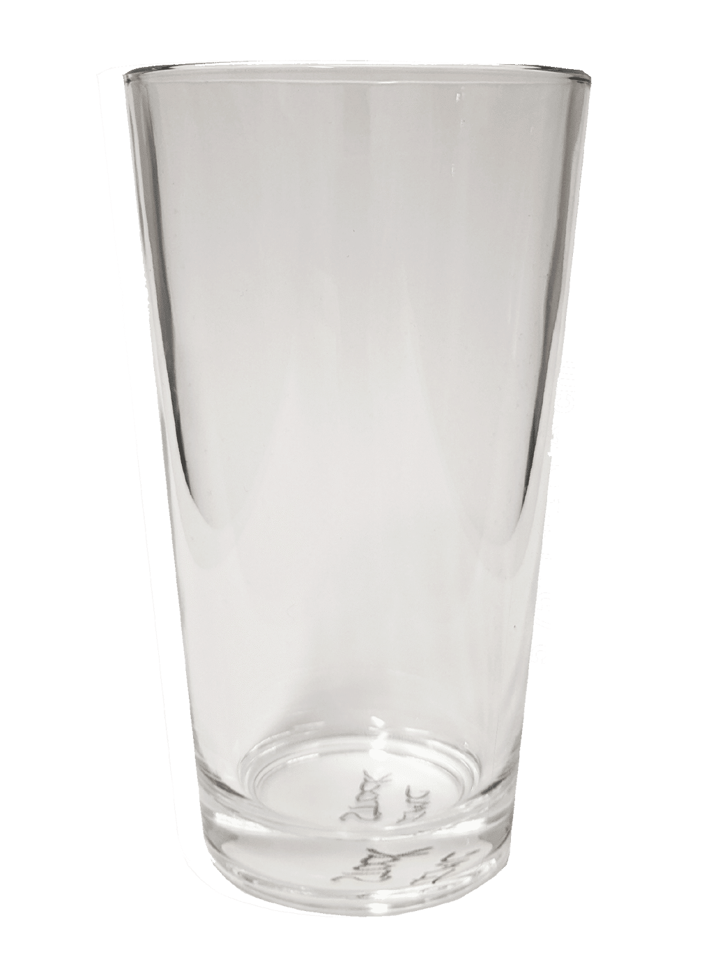PintAds glass layout showing bar name and sponsor logos